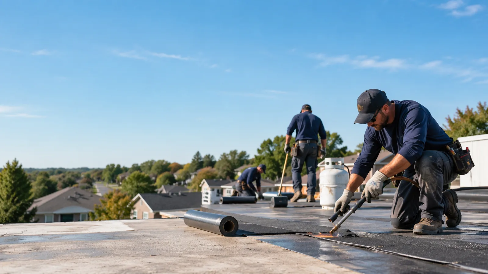 Flat Roof Leak Repair providers in Byars, OK